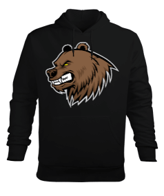 Bear Erkek Kapüşonlu Hoodie Sweatshirt