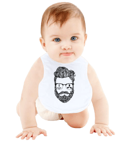 Beard Bebek Mama Önlüğü