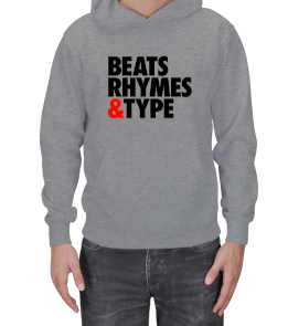 Beats Rhymes Type Erkek Kapşonlu