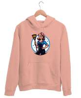 Becerikli Ev Hanımı - Süpürge Yavru Ağzı Unisex Kapşonlu Sweatshirt - Thumbnail