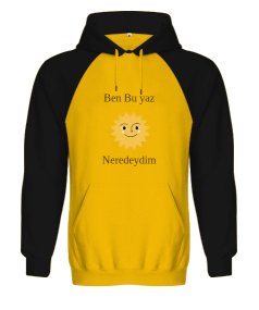 Ben bu yaz nerdeyim Orjinal Reglan Hoodie Unisex Sweatshirt