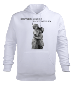 BEN VARINM YANINDA Erkek Kapüşonlu Hoodie Sweatshirt