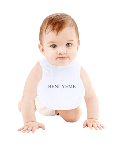 BENİ YEME Bebek Mama Önlüğü