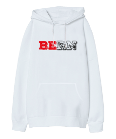 Bern Oversize Unisex Kapüşonlu Sweatshirt