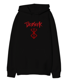 Berserk Oversize Unisex Kapüşonlu Sweatshirt