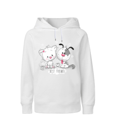 Best Friends Çocuk Unisex Hoodie Kapüşonlu