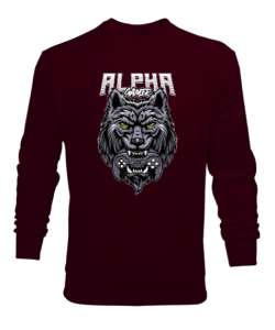 Best Gamer - Alpha Bordo Erkek Sweatshirt