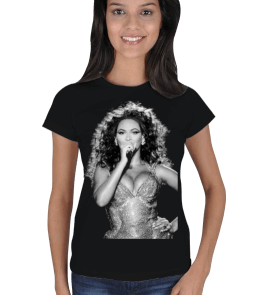 Beyonce Baskılı Bayan T-shirt Kadın Tişört