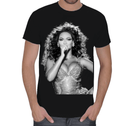 Beyonce Baskılı Erkek T-shirt Erkek Tişört