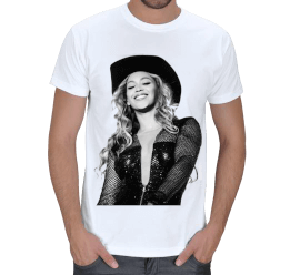 Beyonce Baskılı T-shirt Erkek Tişört