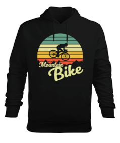 BI-05 Dağ Bisikleti - Mountain Bike Erkek Kapüşonlu Hoodie Sweatshirt