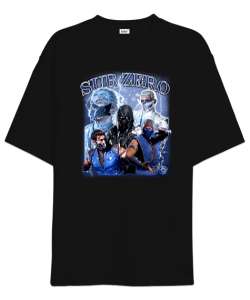 Bi Han, Mortal Kombat, Subzero Siyah Oversize Unisex Tişört