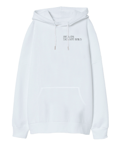 bıca de duarte belo Oversize Unisex Kapüşonlu Sweatshirt