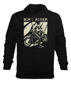 Bike Rider Erkek Kapüşonlu Hoodie Sweatshirt