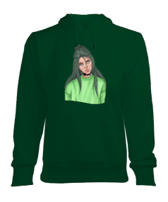 Billie Eilish Merch Kadın Kapşonlu Hoodie Sweatshirt