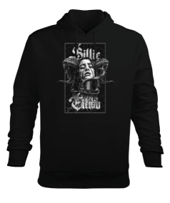 Billie Eilish Tasarım Baskılı Erkek Kapüşonlu Hoodie Sweatshirt