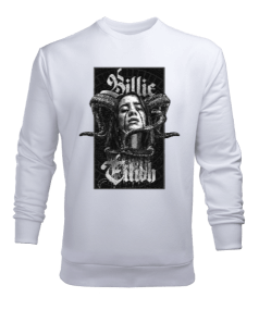 Billie Eilish Tasarım Baskılı Erkek Sweatshirt