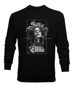 Billie Eilish Tasarım Baskılı Erkek Sweatshirt