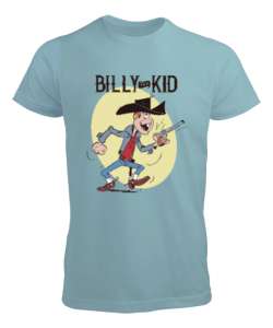 Billy The Kid - Vahşi Batı - Wild West V3 Su Yeşili Erkek Tişört