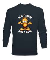 Bilmiyorum Umursamıyorum, Dont Care Füme Erkek Sweatshirt - Thumbnail