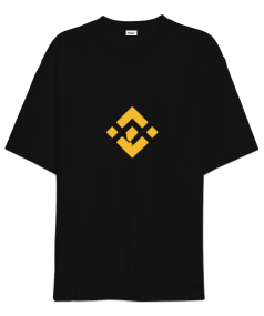 Binance Baskılı Oversize Unisex Tişört