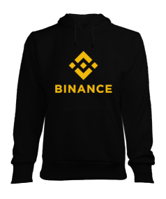 Binance v1H Black W Kadın Kapşonlu Hoodie Sweatshirt