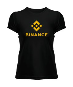 Binance v1T Black W Kadın Tişört