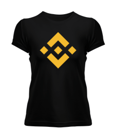 Binance v1T Black W Kadın Tişört