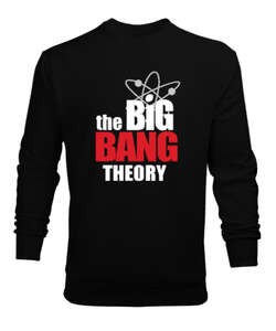 Bing Bang Theory Siyah Erkek Sweatshirt