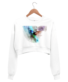 birdy 001 Kadın Crop Sweatshirt