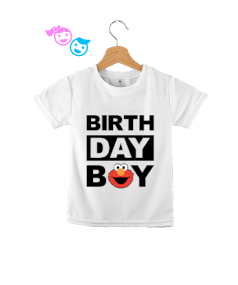 Birthday Boy Baby Baskılı Beyaz Çocuk Unisex