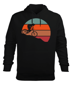 BİSİKLETÇİ Erkek Kapüşonlu Hoodie Sweatshirt