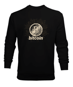 Bitcoin Blauart Erkek Sweatshirt