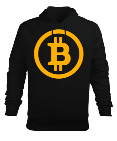 Bitcoin Erkek Kapüşonlu Hoodie Sweatshirt