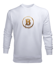 BITCOIN Erkek Sweatshirt