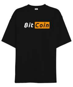 Bitcoin Kripto BTC V1 Oversize Unisex Tişört