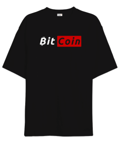 Bitcoin Kripto BTC V2 Oversize Unisex Tişört