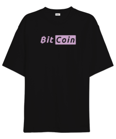 Bitcoin Kripto BTC v21 Oversize Unisex Tişört