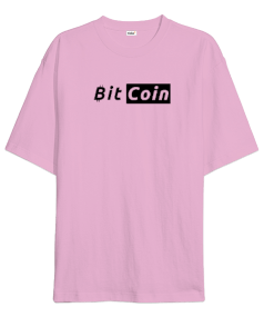 Bitcoin Kripto BTC v26 Oversize Unisex Tişört