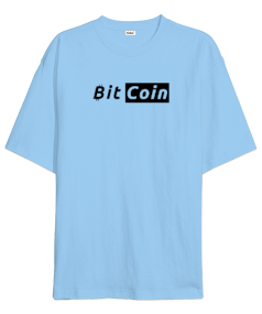 Bitcoin Kripto BTC v28 Oversize Unisex Tişört