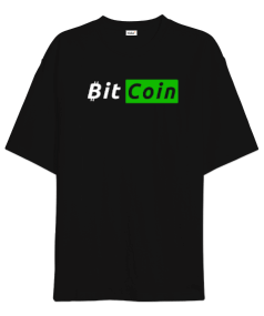 Bitcoin Kripto BTC V3 Oversize Unisex Tişört