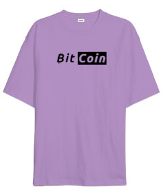 Bitcoin Kripto BTC v33 Oversize Unisex Tişört