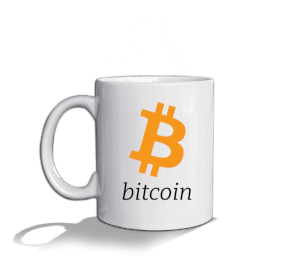 Bitcoin kupa Beyaz Kupa Bardak