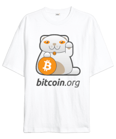 Bitcoin Oversize Unisex Tişört