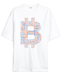 Bitcoin Oversize Unisex Tişört