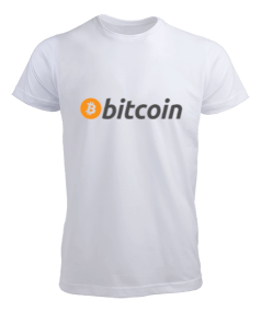 bitcoin yazılı kripto Erkek Tişört