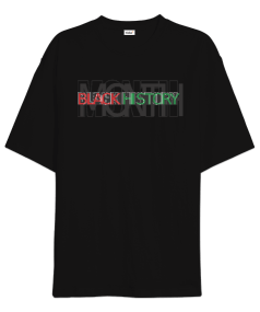 Black History Oversize Unisex Tişört