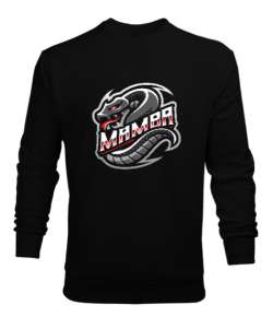 Black Mamba Siyah Erkek Sweatshirt