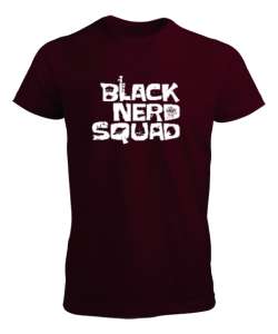 Black Nero Squad Bordo Erkek Tişört