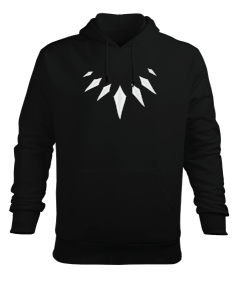 Black Panter Erkek Kapüşonlu Hoodie Sweatshirt